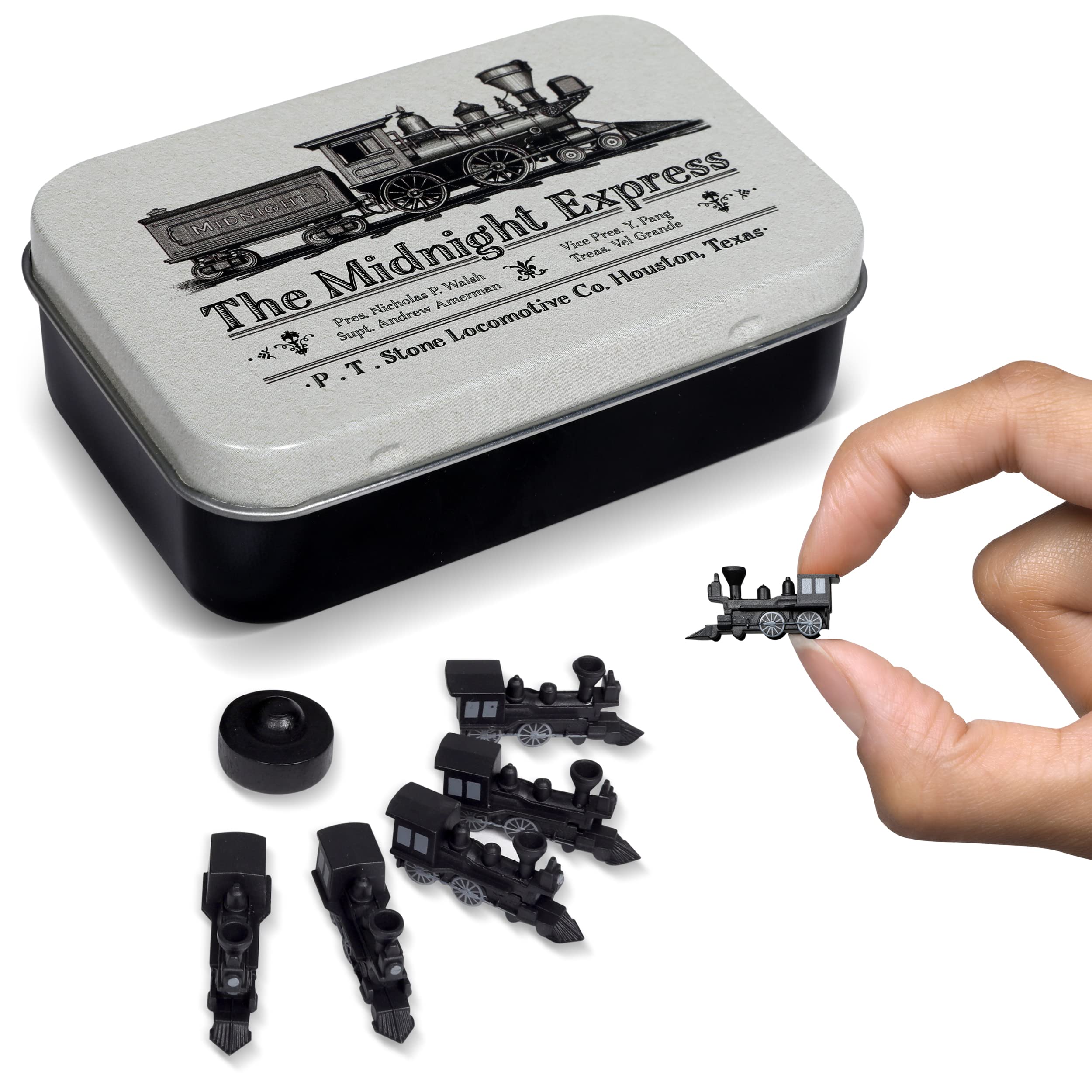 Amazon.com: Midnight Express Deluxe Board Game Train Set | Player